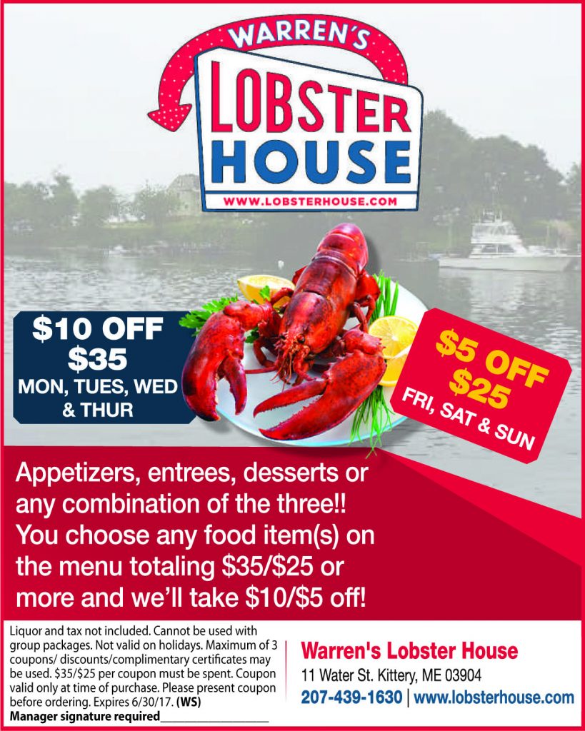 Warren's Lobster House Seafood Restaurants in Kittery Maine